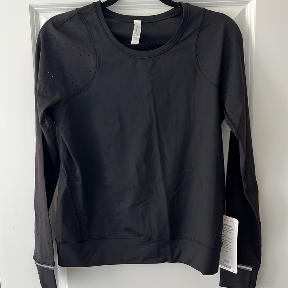 NWT lululemon mind over miles long sleeve 4